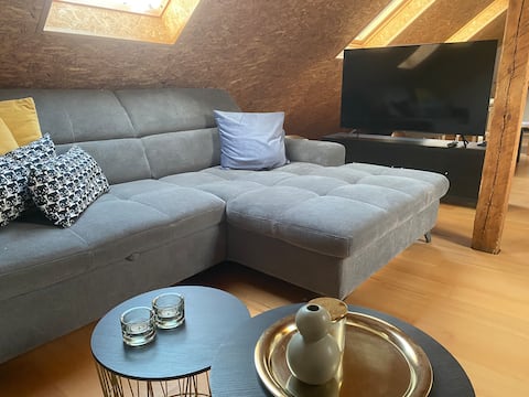 Comfortable and central in the roof