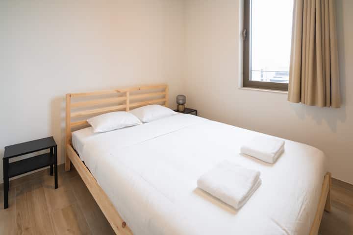 - غرفة نوم مريحة في الشقة في أنتويرب
- سرير مزدوج مريح

