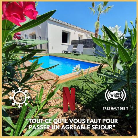 enchanted L’Orb • Heated pool, air conditioning, Netflix