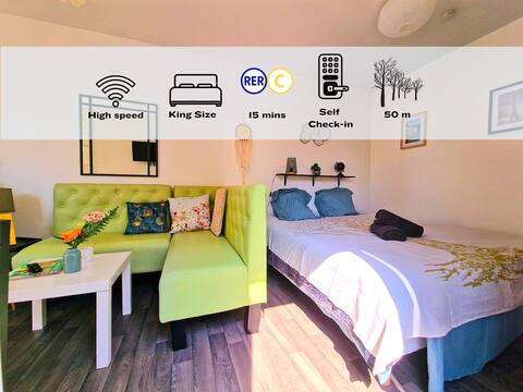 L'Attrape Rêves: Great studio close to nature