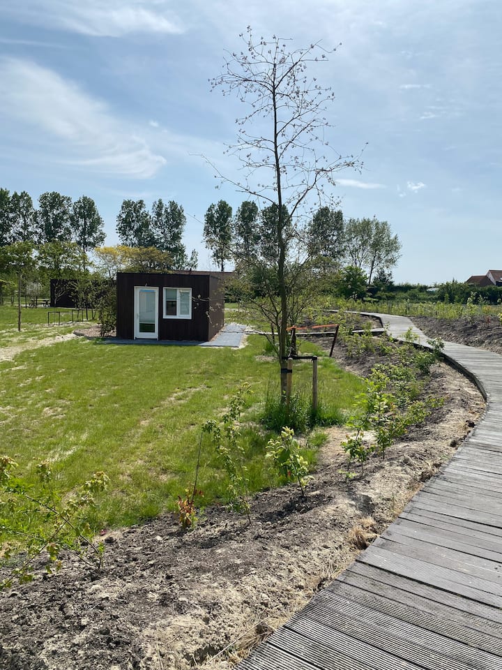 Tiny house in the Zeeland nature de Haas Tiny houses for Rent in