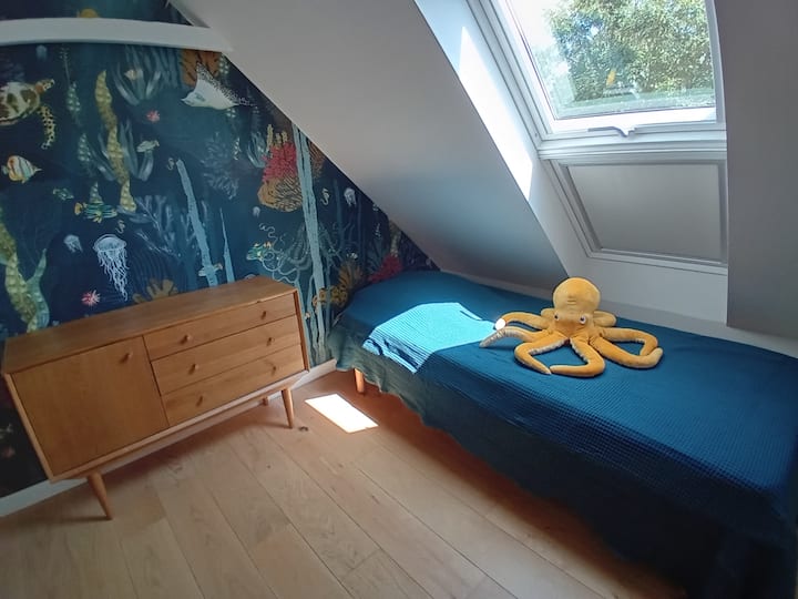 chambre 5 : 2ème étage
2 lits simples