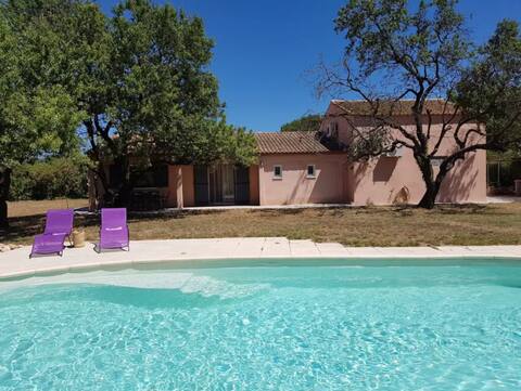 Villa with pool and land