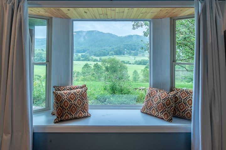 Valle View from Bay Window in the front Bedroom.