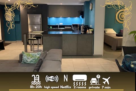 Kaili Ocean View luxury 2 BR AC Wifi  Pool & ATS