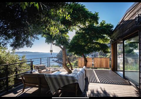 Sea view house, Private beach and boat access