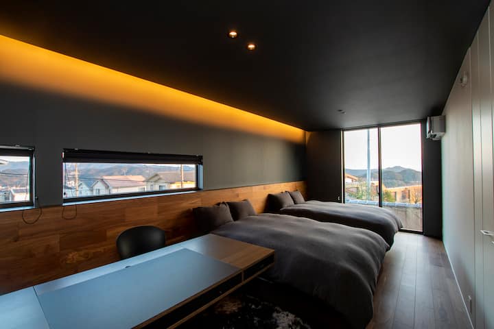 Dormitorio_Cama Simmons_2 camas dobles