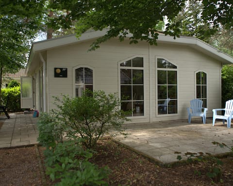 Chalet in wooded area