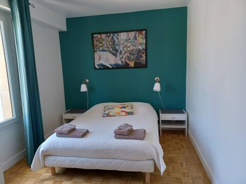 Poissy historic city center - close to train station