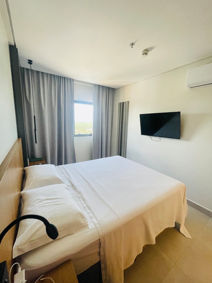 Air-conditioned Suite, King Bed and Smart TV