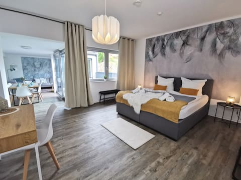 BohnApartments Town-House am Stadtpark- Terrasse