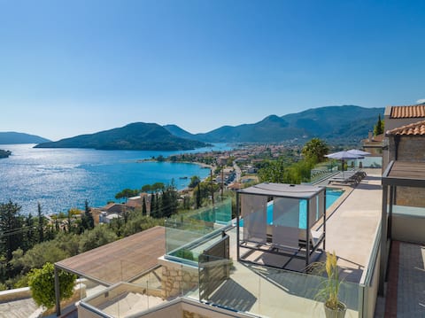 Villa Pasithea with Sea Views & Private Pool