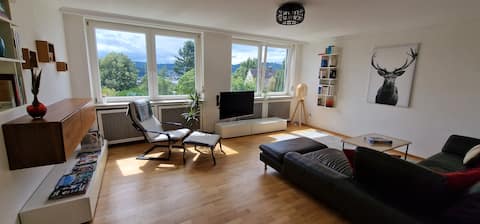 Top Airbnb: Large apartment w/ mountain views near city 120sqm in Gengenbach