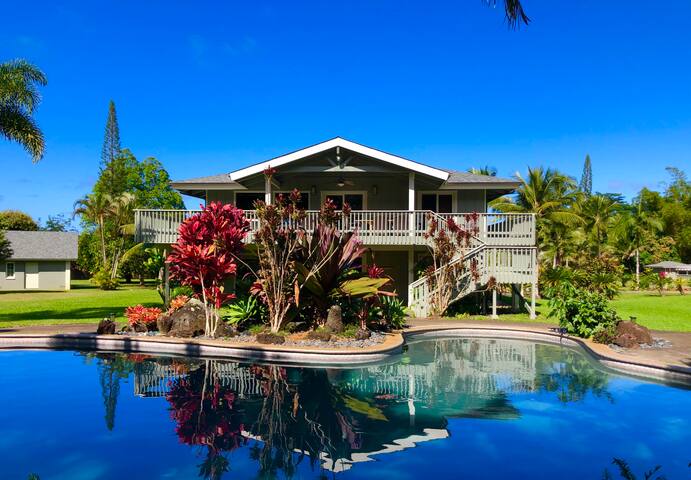 Kauai’s #1 Rental-Pool, Spa, Gym, Sleeps Up to 16