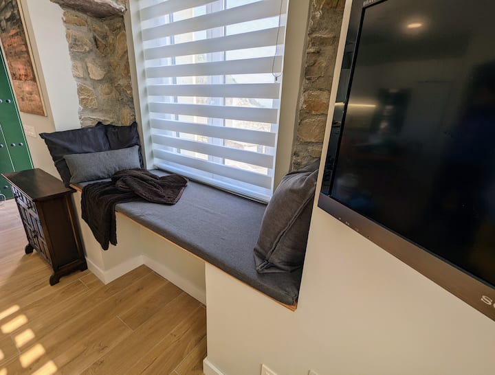 Un pequeño homenaje a las camas de los antiguos pesqueros de Elantxobe en nuestro apartamento.