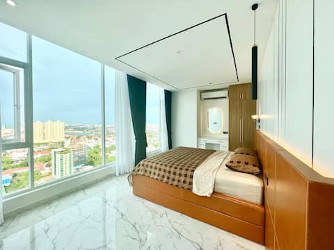 Luxurious 1BR 2Baths downtown skyline view