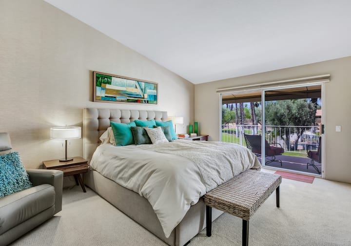 Master bedroom with views