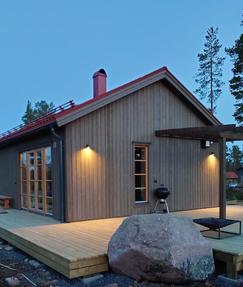 Cabin near the golf course in beautiful Norrfällsviken