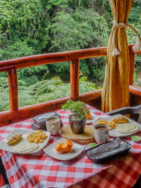 Nice private room with pool and river access