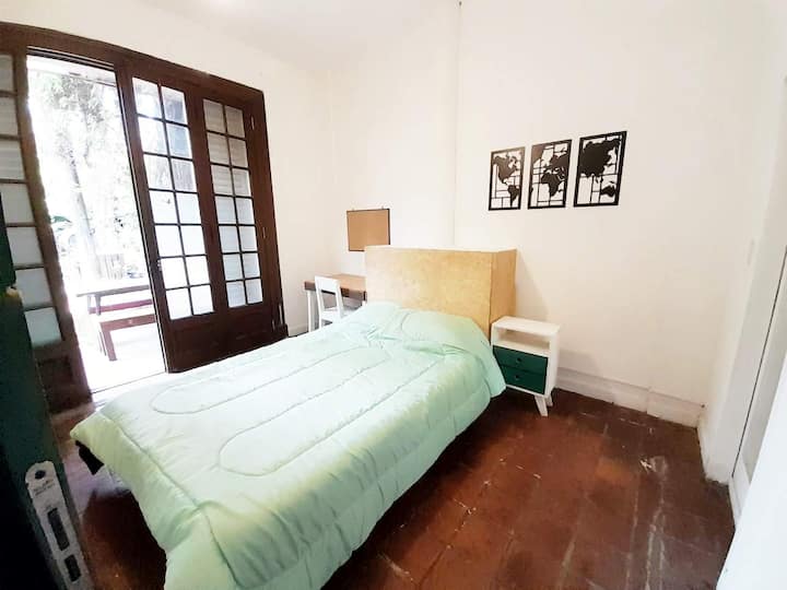 Habitación en casa compartida en Palermo