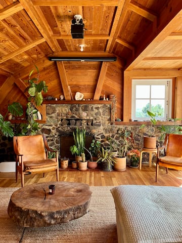 Cabin above the clouds