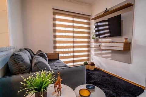 Top Airbnb: Cozy and stylish apartment in the center of Poços. in Poços De Caldas