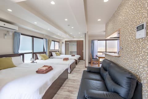 [New Listing!] Shinjuku area/Good access/Maximum capacity 5 people/Washing machine, dryer, free wifi