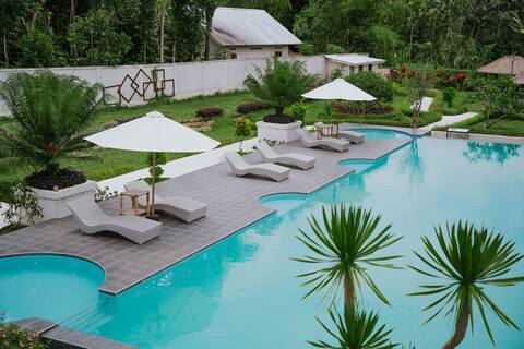 Twin room at Nirvana Resort