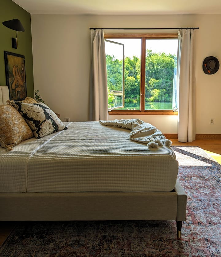 Esta habitación recibe el sol de la mañana más hermoso