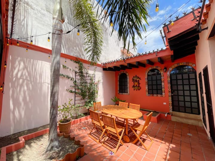 Centro Home with Courtyard & BBQ Houses for Rent in Mazatlán, Sinaloa