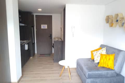 Successful Airbnb property: Modern apartment with a great view in Bogotá Distrito Capital Municipio