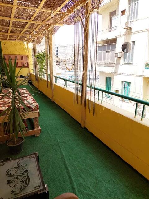 Charming flat in Downtown Cairo with 10m Terrace.