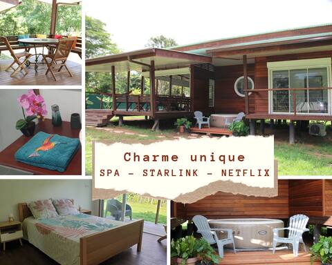 Wooden house with SPA - Unique charm - Matoury