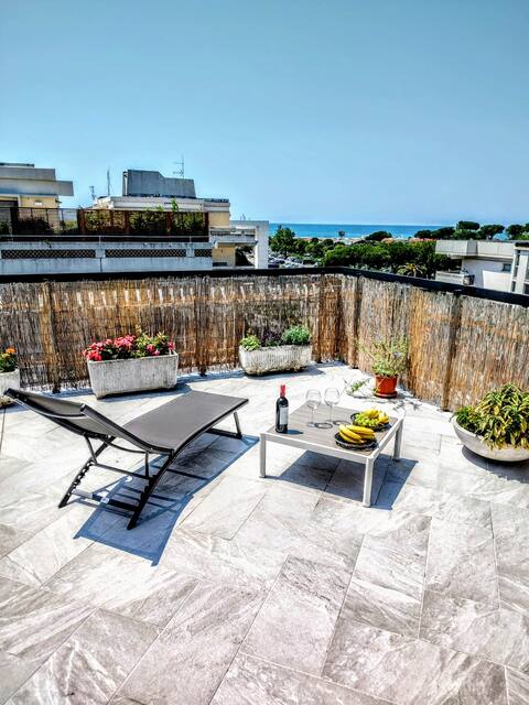 -Penthouse with Panoramic Terrace -Free parking-