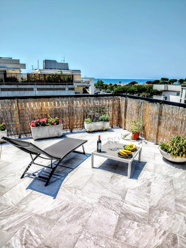 -Penthouse with Panoramic Terrace -Free parking-
