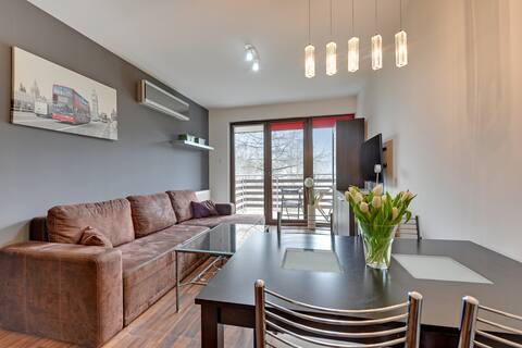 Apartament Jasny Brzeg z balkonem i parkingiem