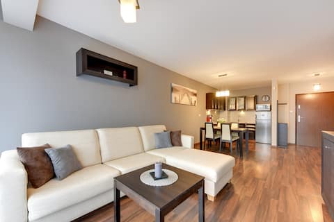 Jasny Brzeg apartment with balcony and parking