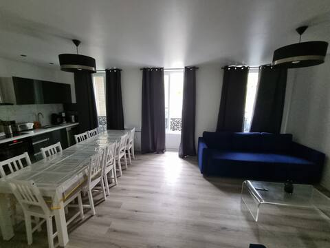 10 min Paris (L1), 30 min Disney (RER A) Aircon