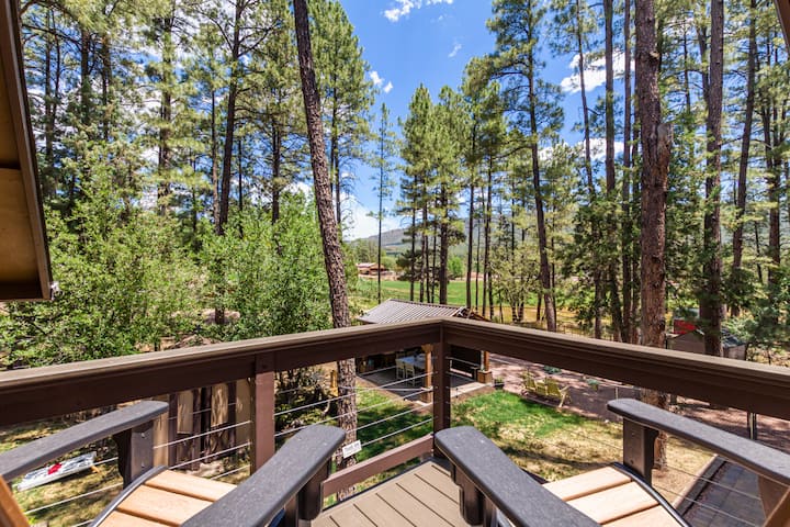 TWO Cabins in One! Games Theater Fire Pit Office