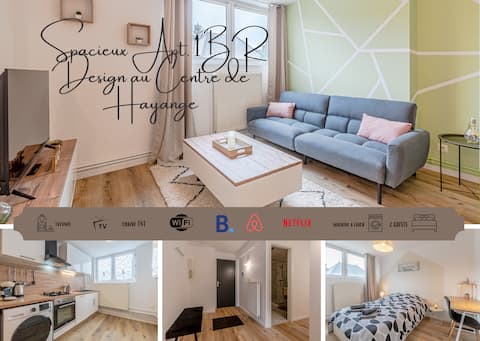 °Spacious Apt. 1 BR Design at Centre de Hayange°