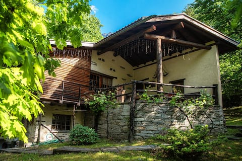Fresh House by the River in the Verzasca Valley