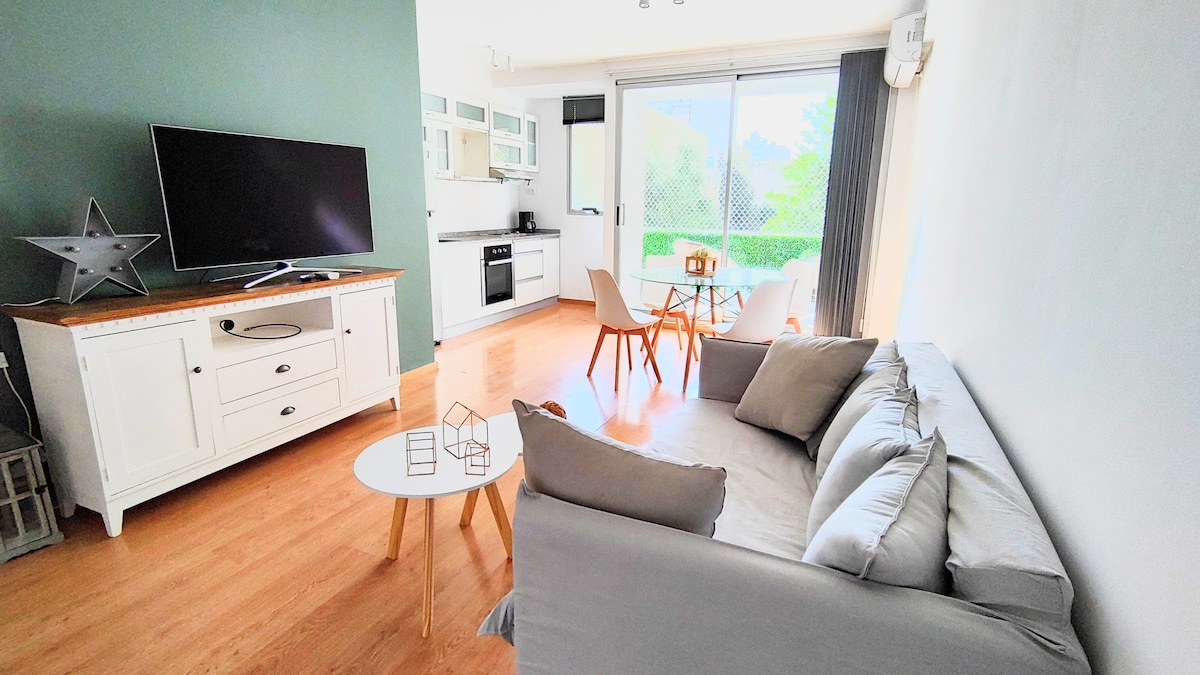 Departamento de 2 ambientes amoblado con balcón en Palermo Hollywood