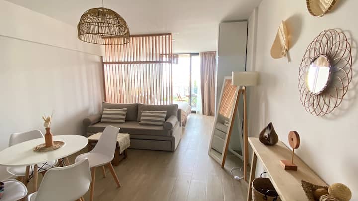 Monoambiente en Chacarita con pileta y lavadero