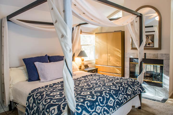 Main Floor located Primary Bedroom with Ensuite Bathroom