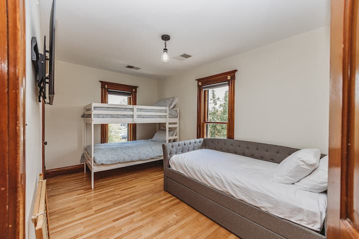 Bedroom #4 with bunk beds and trundle beds