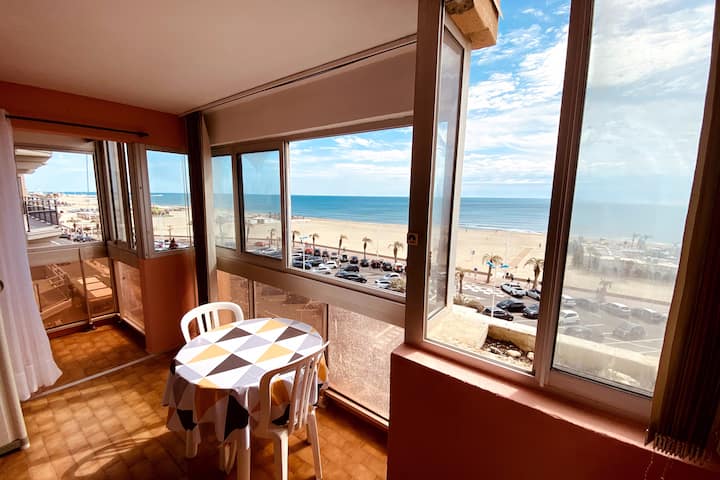 Le Piédanlo Vue Mer, 50m2, Clim. - Canet-en-Roussillon