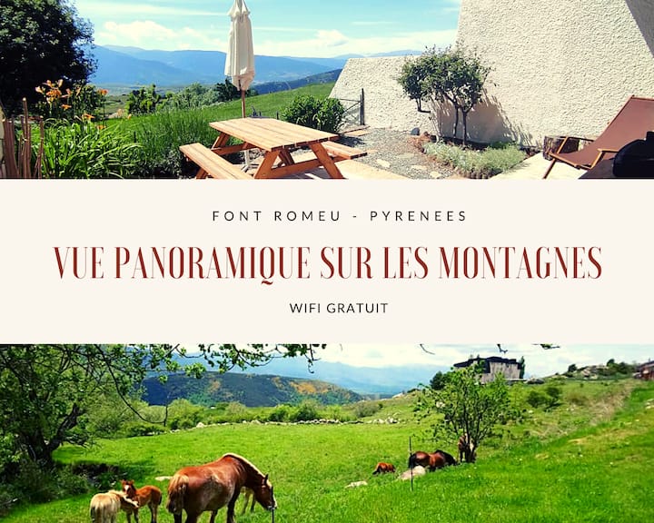 T2 bis 2 à 6 pers. on the ground floor Houses for Rent in FontRomeu