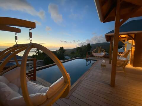 4* Luxury Villas facing Pigeon Island & Turtles