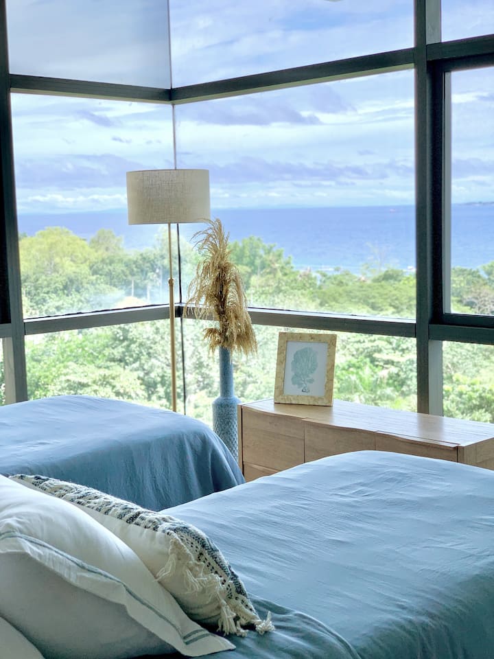 2. spavaća soba - 2 kreveta s punim pogledom.