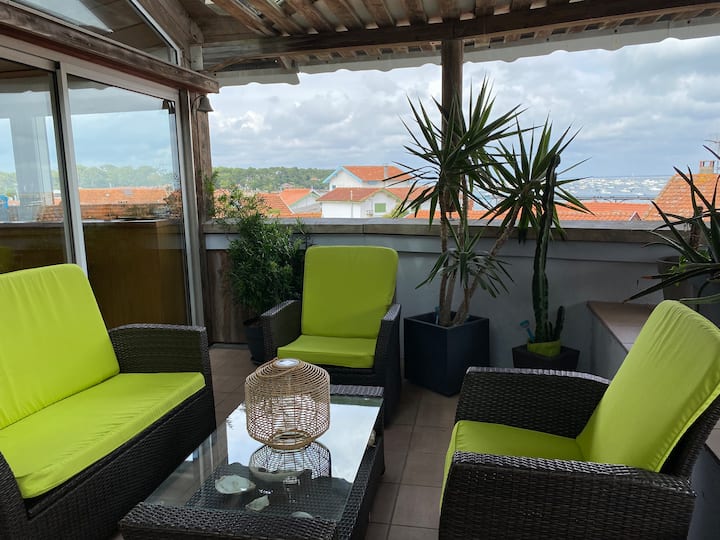 House on the edge of Piraillan basin Houses for Rent in LègeCap